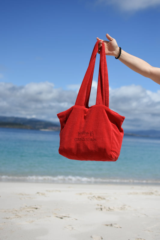 Breezy Bag in Cherry Red