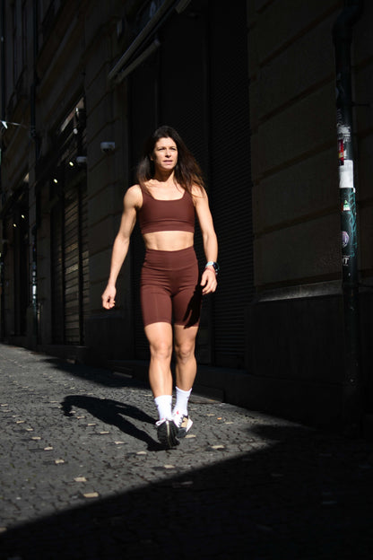 Biker Shorts Terra in Cocoa Brown