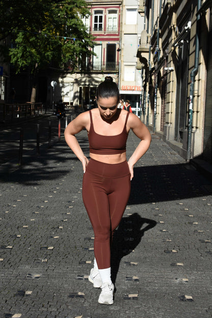 Classic Leggin in Cocoa Brown