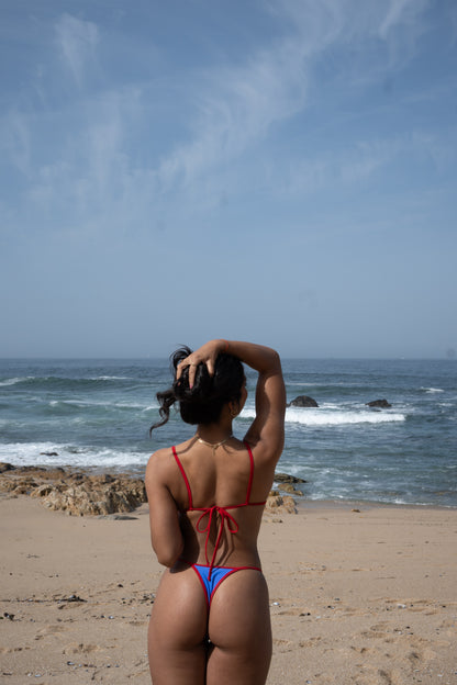 Bottom Adri - Royal blue/ Red
