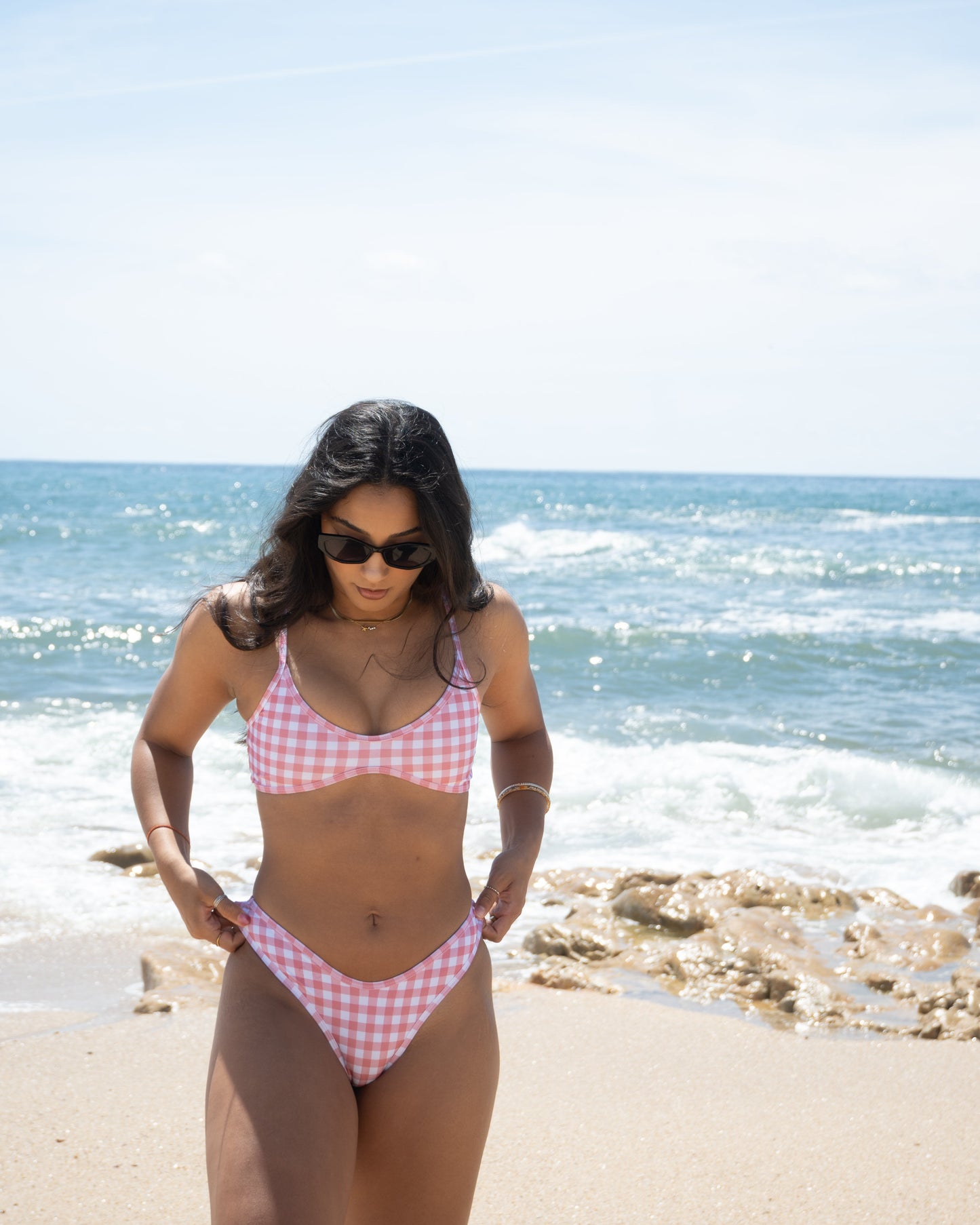 Top Ella - Pink Gigham